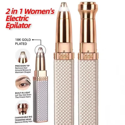 Elyss™ 2-in-1 Brow & Facial Hair Trimmer