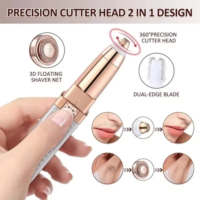 Elyss™ 2-in-1 Brow & Facial Hair Trimmer